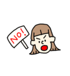 あかるいボブッ子（個別スタンプ：11）