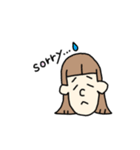 あかるいボブッ子（個別スタンプ：12）