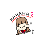 あかるいボブッ子（個別スタンプ：18）