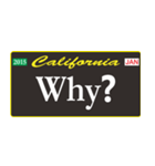 カリフォルニア州ナンバープレート（個別スタンプ：35）