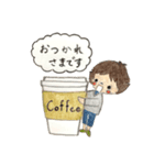 ショートヘアの女の子の毎日（個別スタンプ：3）