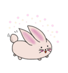 もちのようなうさぎらしい（個別スタンプ：1）