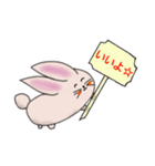 もちのようなうさぎらしい（個別スタンプ：7）