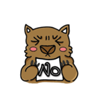 ウォンバットだらけ（個別スタンプ：3）