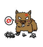 ウォンバットだらけ（個別スタンプ：5）