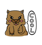 ウォンバットだらけ（個別スタンプ：8）