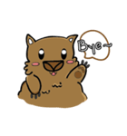 ウォンバットだらけ（個別スタンプ：12）
