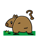 ウォンバットだらけ（個別スタンプ：15）
