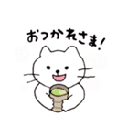 まいにち白ねこスタンプ（個別スタンプ：2）