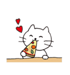 まいにち白ねこスタンプ（個別スタンプ：19）
