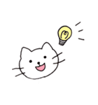 まいにち白ねこスタンプ（個別スタンプ：27）