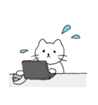 まいにち白ねこスタンプ（個別スタンプ：32）