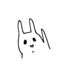 二重顎うさぎ（個別スタンプ：3）