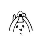 二重顎うさぎ（個別スタンプ：17）