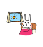 二重顎うさぎ（個別スタンプ：21）