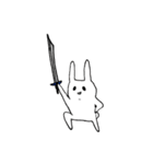 二重顎うさぎ（個別スタンプ：33）