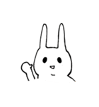 二重顎うさぎ（個別スタンプ：34）