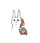 二重顎うさぎ（個別スタンプ：37）