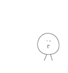 白のキャラクター（個別スタンプ：3）
