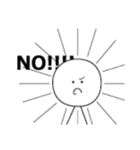 白のキャラクター（個別スタンプ：7）
