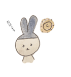 頭巾の小さなうさぎ。（個別スタンプ：2）