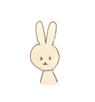 頭巾の小さなうさぎ。（個別スタンプ：4）