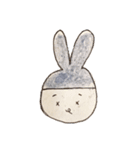 頭巾の小さなうさぎ。（個別スタンプ：6）