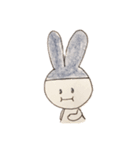 頭巾の小さなうさぎ。（個別スタンプ：8）