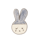 頭巾の小さなうさぎ。（個別スタンプ：9）