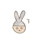 頭巾の小さなうさぎ。（個別スタンプ：12）