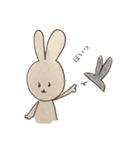 頭巾の小さなうさぎ。（個別スタンプ：16）