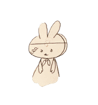 頭巾の小さなうさぎ。（個別スタンプ：21）