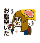 鳥系女子のスタンプ（個別スタンプ：8）