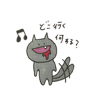 吐血ねこくまうさぎ（個別スタンプ：5）
