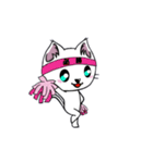 勇者を目指す猫と仲間たち。魔法使い（個別スタンプ：16）
