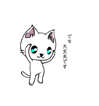 勇者を目指す猫と仲間たち。魔法使い（個別スタンプ：19）