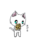 勇者を目指す猫と仲間たち。魔法使い（個別スタンプ：21）