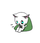 勇者を目指す猫と仲間たち。魔法使い（個別スタンプ：30）