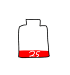 充電無い（個別スタンプ：2）