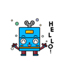 ロボット"スモール"と友達（個別スタンプ：1）