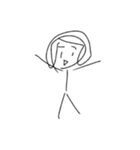 パパっ子女子（個別スタンプ：3）