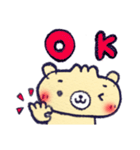 ふんわりぺしゃくま（個別スタンプ：8）