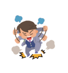 ビジネスマン喜怒哀楽（個別スタンプ：8）