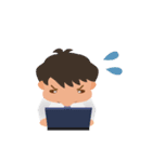 ビジネスマン喜怒哀楽（個別スタンプ：10）