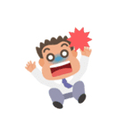 ビジネスマン喜怒哀楽（個別スタンプ：15）