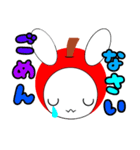 りんごうさぎ。その2！（個別スタンプ：6）