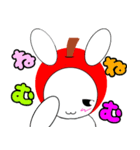 りんごうさぎ。その2！（個別スタンプ：7）