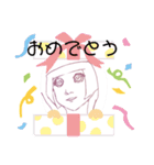 ボブカットの女の子(日常会話)（個別スタンプ：7）