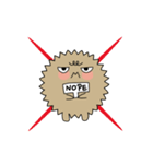 不機嫌そうなほこり（個別スタンプ：8）