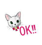 しろねこネオ02（個別スタンプ：2）